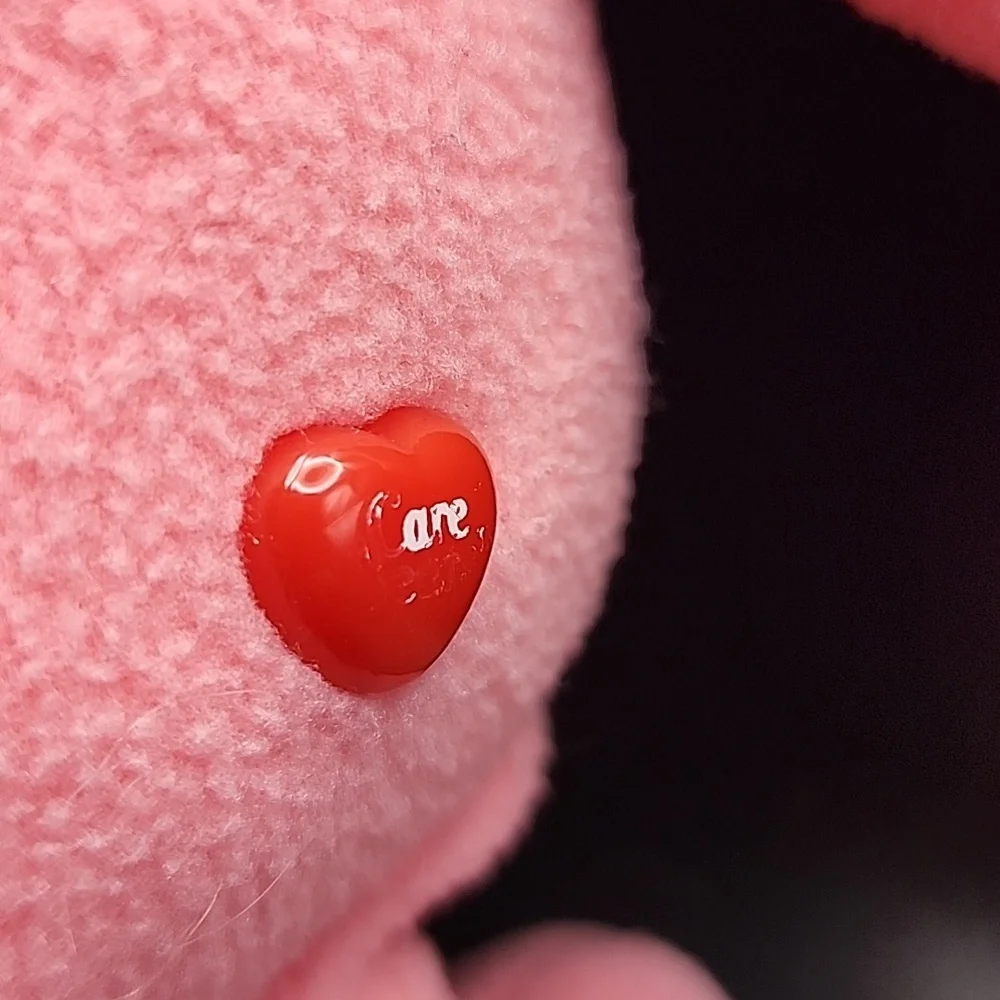2002‎ Care Bear Pink Plush Bear Toy